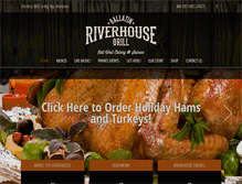 Tablet Screenshot of gallatinriverhousegrill.com
